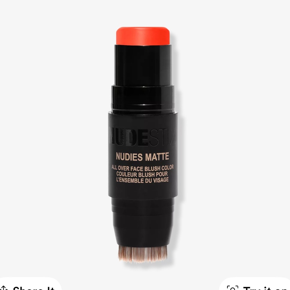 NUDIES MATTE All Over Face
Blush Color - Picante